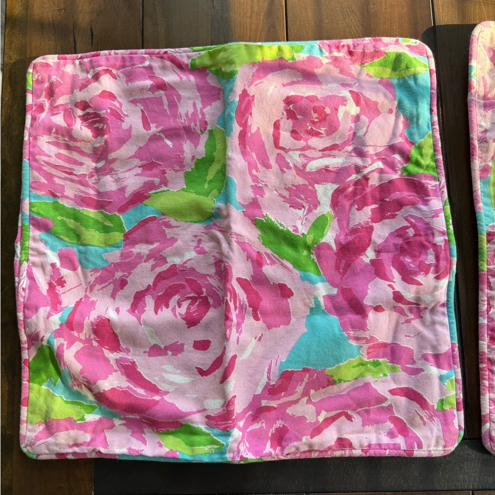 Lilly Pulitzer Garnet Hill First Impressions Pillow Cover Set of 2